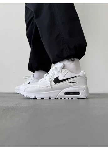 Білі кросівки чоловічі nike air max 90 classic white найк аір макс 90 білі демісезон No Brand