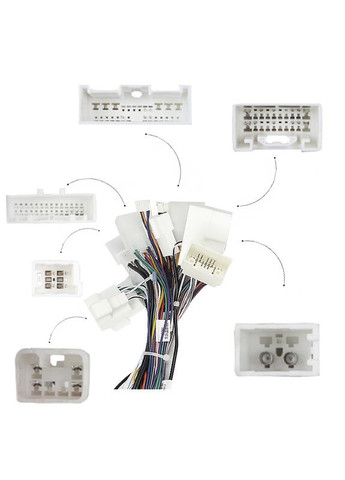 Адаптер штатного підсилювача Toyota Land Cruiser Prado (120) 2002-2009 Lexus GX 470 2002-2009 CAN-BUS 3шт Feeldo (352011531)