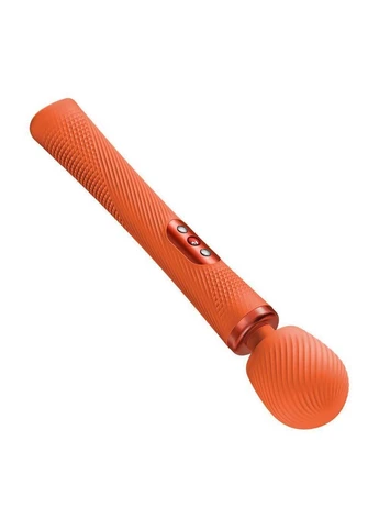 Вибромассажер VIM Vibrating Wand Orange, супермощный и легкий, до 6 часов работы sexstyle Fun Factory (388216827)