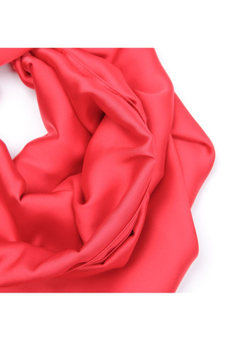 Палантин женский однотонный атлас красный КРИСТАЛ LuckyLOOK 723-535 (326487881)