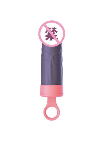 Вибратор Teddy Pink (Black Dildo), реалистичный вибратор под видом мороженого CuteVibe (297586696)