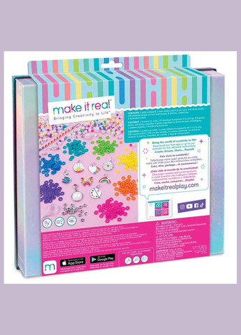 Набор для создания шарм-браслетов Цветная жемчужина (MR1729) Make it Real (331164281)