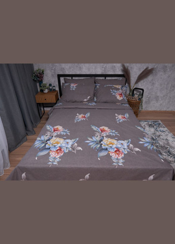 Комплект постельного белья Бязь Gold Люкс «» полуторный евро 160х220 наволочки 2х40х60 (MS-820001513) Moon&Star Flowers Wod (285717771)