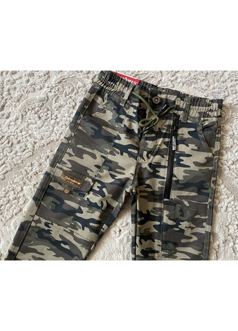 Демісезонні військові штани на хлопчика камуфляж 140 170 No Brand (369735394)