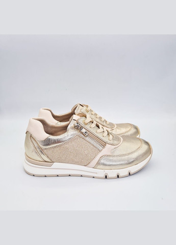 Кроссовки (р) Кожа/Текстиль 0-1-1-9-23725-44-991 Caprice золотые (316226580)