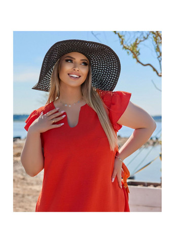 Помаранчева сукня Liton