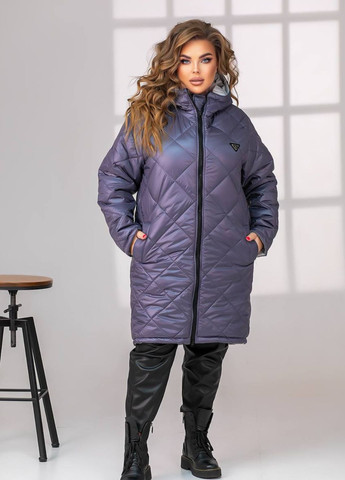 Сливовая зимняя теплая и сильная зимняя куртка куртка-пальто No Brand