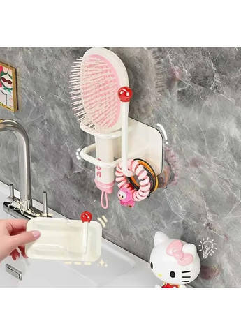 Настенный самоклеящийся крючок для хранения расчесок и резинок для волос (OK0103) No Brand (370718848)
