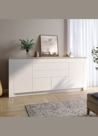 Великий комод Ларрі-2 Нiмфея альба/Дуб сонома трюфель (-041063) Lion (317271299)