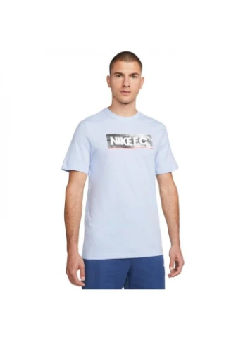 Бежевая футболка m nk fc tee seasonal block Nike