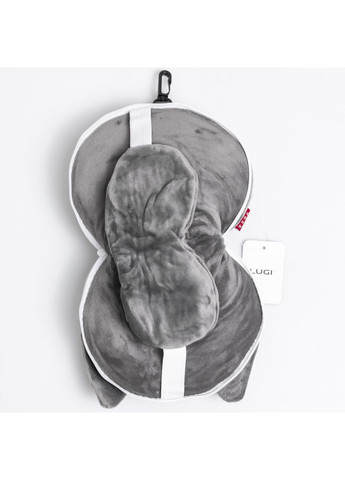 Дорожній набір 2 в 1 Fine Cat подушка-трансформер маска для сну для подорожей комфортний відпочинок підтримка голови Yiwu (370602363)