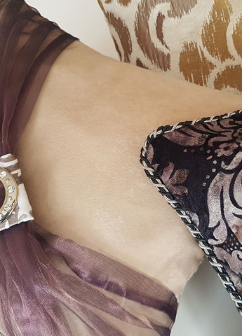 Комплект декоративных подушек Hand Made 40х40см 3ш бежевые с черным (п_0566) Firanka HandMade (314705095)