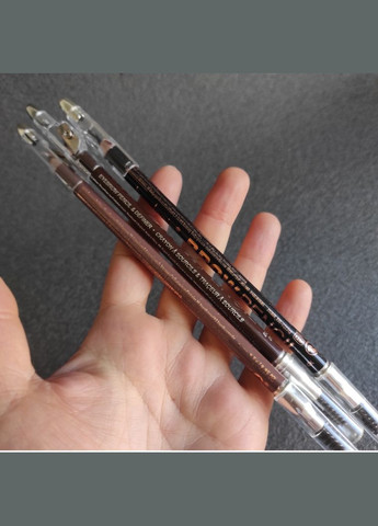 Олівець для брів з щіточкою і точилкою Brow Pencil with Brush and Sharpener - Black Technic (300091250)