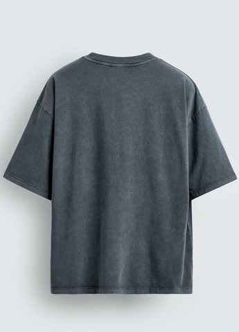 Светло-серая футболка Zara