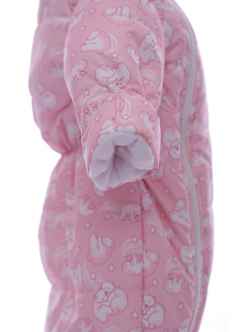 Конверт на флісі для дівчинки з Ведмедики персиково-рожевий 68 см (44909) BABYKROHA (297197562)