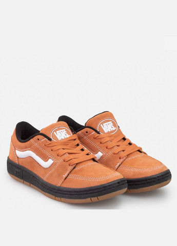 Коричневі жіночі кеди короткі замш (24 см) Vans