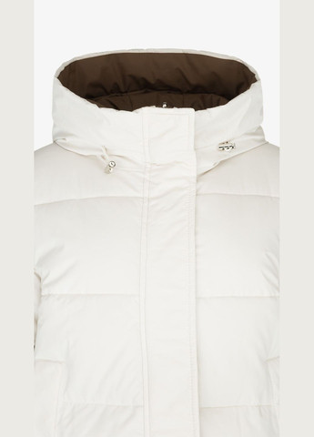 Светло-бежевая зимняя куртка однотонная женская 8352 светло-бежевый shop (2000999164057) On me