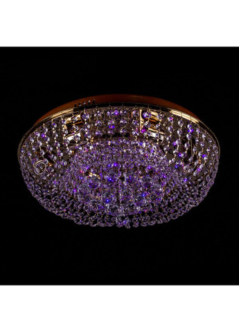 Хрустальная люстра с LED подсветкой на пульте управления на 6 лампочек (золото). E0966/6/FG No Brand (352229480)