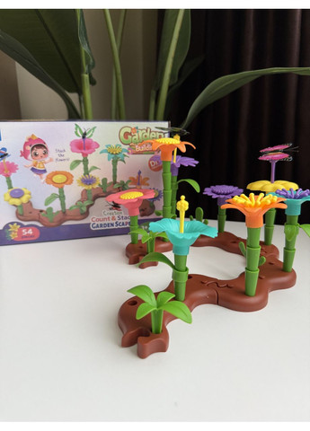 Конструктор Garden Building Цветочный сад 54 элемента No Brand (364553107)