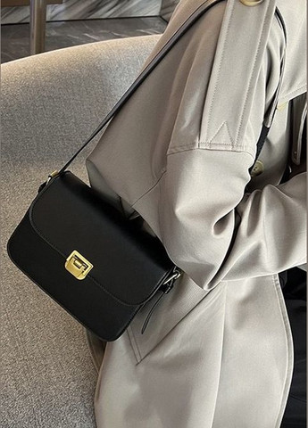 Жіноча сумка 8015 крос-боді чорна No Brand (280918004)