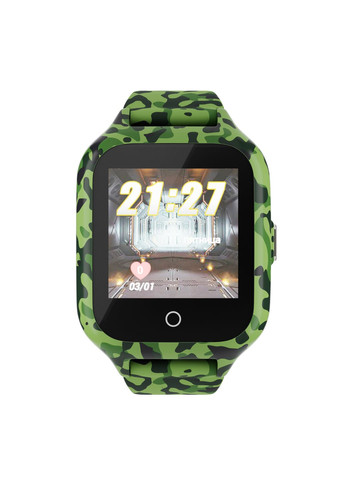 Детские водонепроницаемые GPS часы MX-72GRW (4G) камуфляж с видеозвонком Myox (340912118)