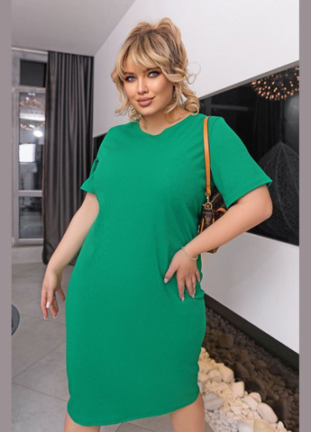 Зелена повсякденний сукня приталена popluzhnaya