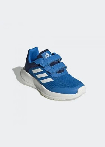 Синие всесезон кроссовки kids tensaur run blue rush/core white/dark blue р.4/36/23.4см adidas