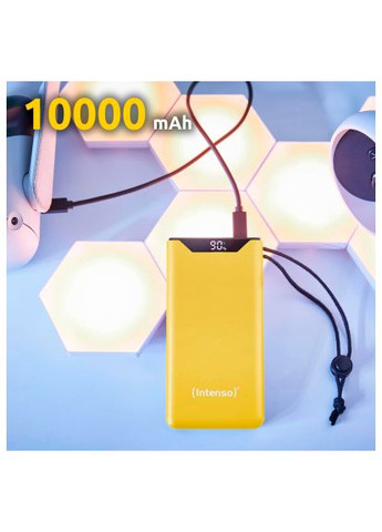 Батарея універсальна (7332039) Intenso F10000 10000mAh QC/3.0 yellow (372185253)