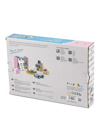 Деревянная мебель для кукол Viga Toys Детская комната (44036) PolarB (339781761)