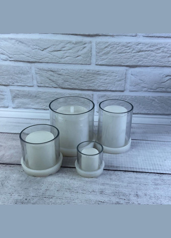 Форма для свічок - Циліндр з кратером 7,5х7,5 No Brand (322347313)