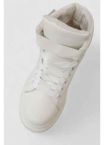 Кросівки жіночі зимові на хутрі, колір чорно-білий, 248RA2252 Ager білі всесезони (369972167)