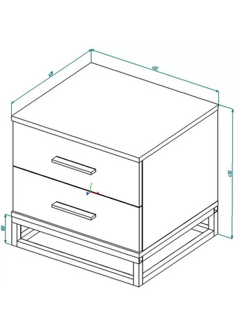Тумба Asсet 480x425x450 (AS15100000030) Art In Head (337309119)