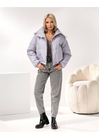 Сіра зимня тепла куртка No Brand