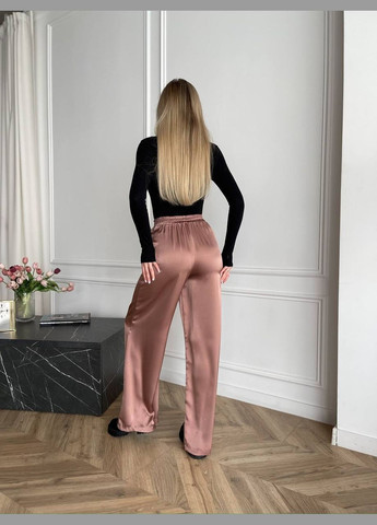 Женские шелковые брюки палаццо на резинке. MonCher (335813623)