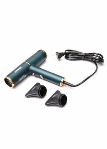 Фен для волос Kemey CFJ-KM-8225 домашний 3000 Вт 2 режима зелёный (2390000004) No Brand (340252207)