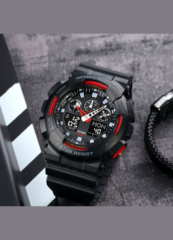 1832 Black-Red SALE кварцевый спортивный Skmei (324048287)