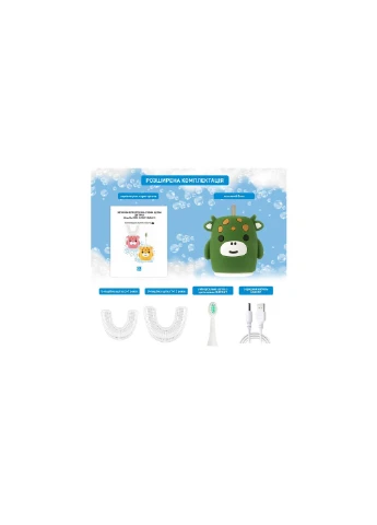 Електрична зубна щітка (AHkss2g) AHealth KIDS SONIC SMILE 2 Green (354227946)