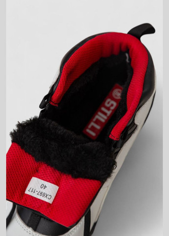 Белые осенние ботинки мужские зимние на меху Ager