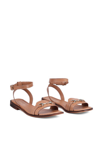 Бежевые женские сандалии 070 9601 бежевый кожа Attizzare