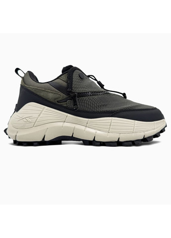 Бежевые демисезонные кроссовки мужские reebok zig kinetica 2.5 edge x spyder khaki / beige termo рибок зиг кинетика No Brand