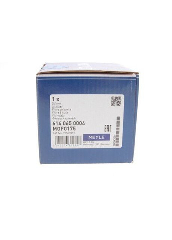 Фільтр масляний Opel 85- (benzin) 614 065 0004 (opt-om) Meyle (345788212)