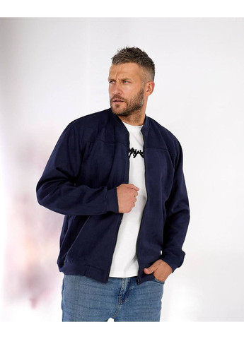 Бомбер чоловічий замшевий на блискавці з кишенями,без підкладки Україна (364194074)