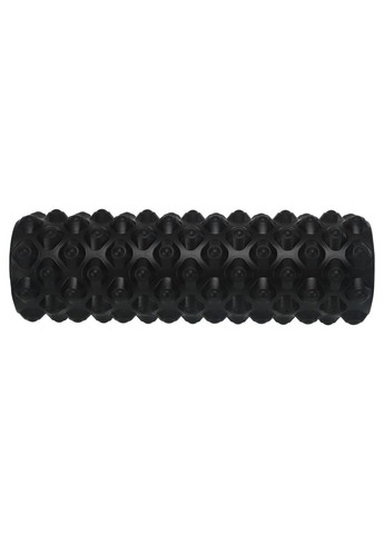 Ролер масажний циліндр (ролик мфр) 45см Grid Rumble Roller FI-9395 чорний SP-Sport (326787740)