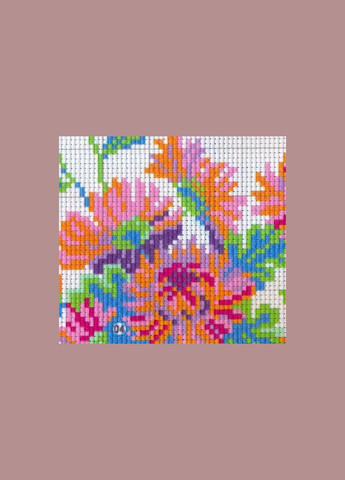 Набір для вишивання хрестиком по нанесеному на канву схемі "Elegant chrysanthem". AIDA 14CT printed 30*51 см Joy Sunday (313613280)