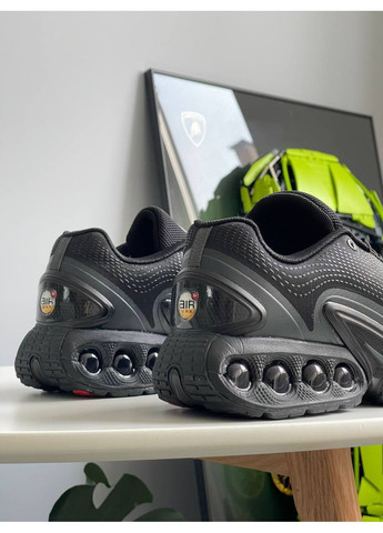 Черные демисезонные кроссовки мужские и женские nike air max dn black | найк аир макс дн черные No Brand