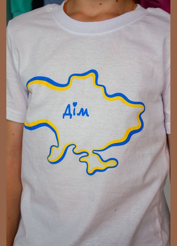 Белая летняя футболка детская hc (h001-6021-у-3) No Brand