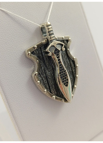 Підвіска срібна "Щит із кинджалом" ПЩкн-чц2 Shatlen Підвіска (361318909)