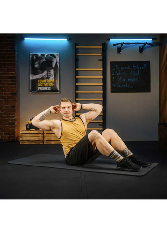 Коврик для йоги TX-019NGM NBR 1см 190х80 черный TREX Sport (361952712)