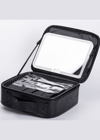 Косметичка-органайзер із LED-дзеркалом 26х22х9 см, Yiwu (324423485)