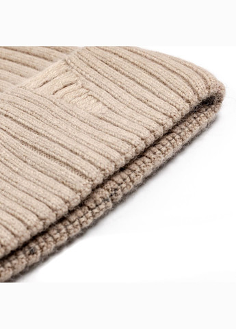 Шапка біні жіноча віскоза з ангорою бежева АРІЕЛЬ LuckyLOOK 570-511 (322791108)